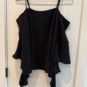 re:named Elegant Black Spaghetti Strap Top